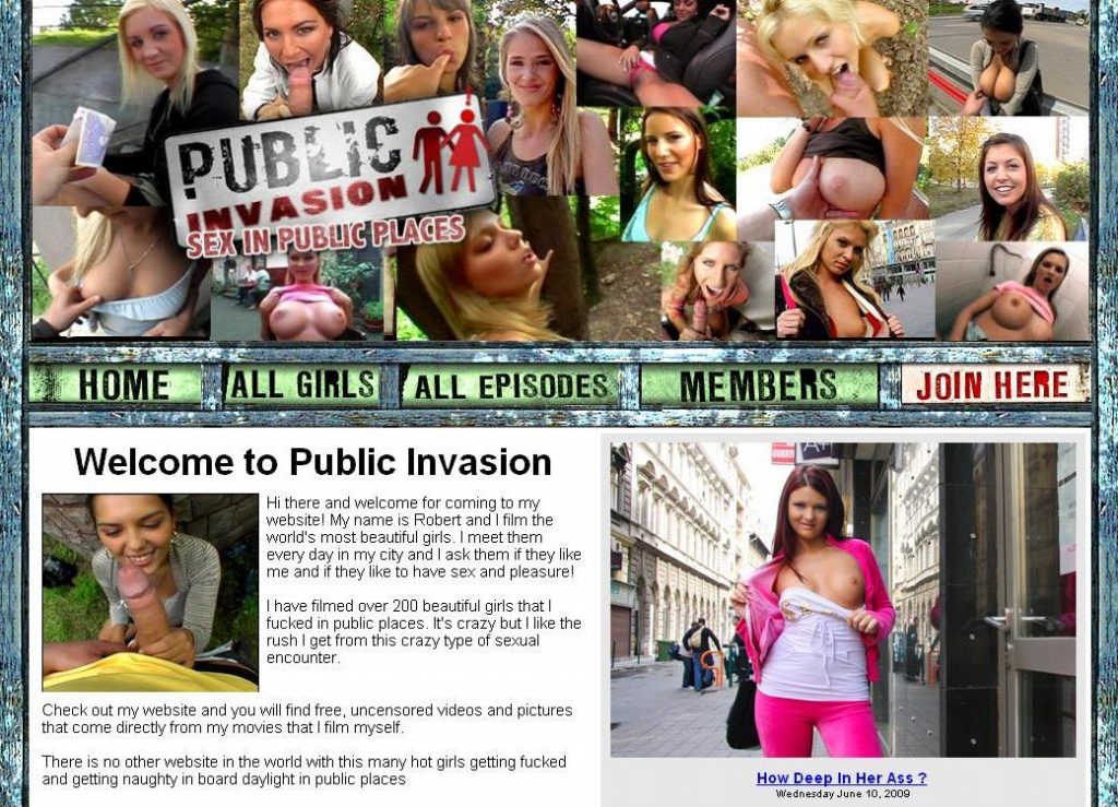 Public invasion porn